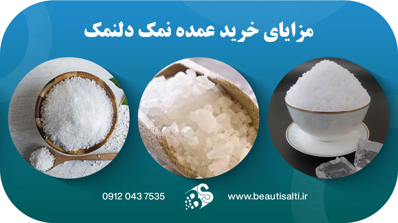 مزایای خرید عمده نمک دلنمک