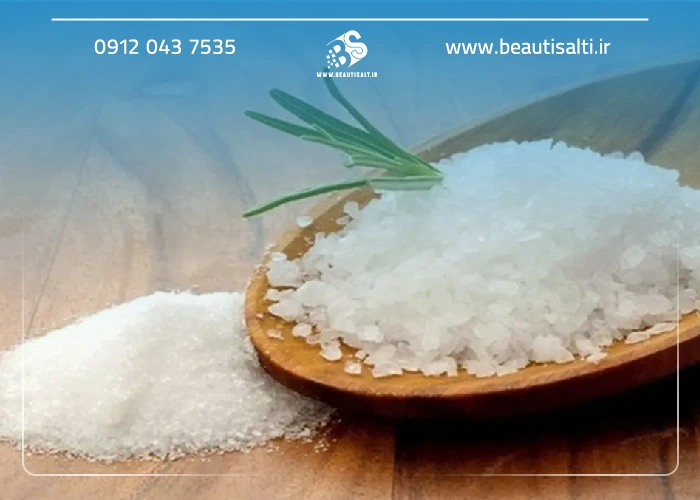 جدول مراحل تولید نمک تصفیه شده