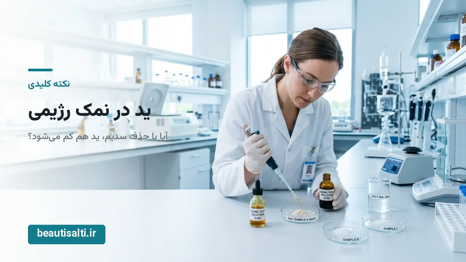 آیا نمک رژیمی واقعا سالمتر است؟ بررسی علمی ید، سدیم و پتاسیم