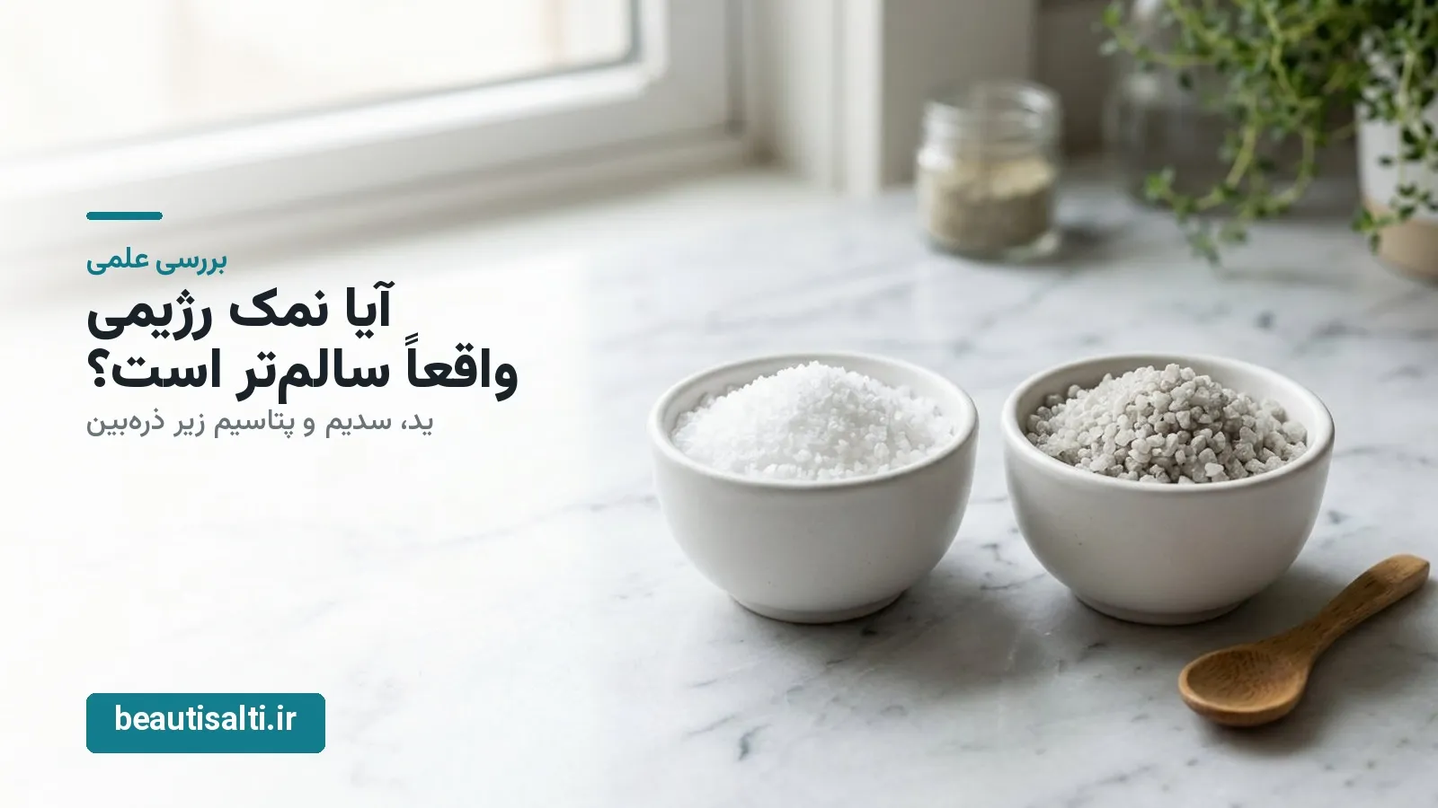 آیا نمک رژیمی واقعا سالم‌تر است؟ بررسی علمی ید، سدیم و پتاسیم