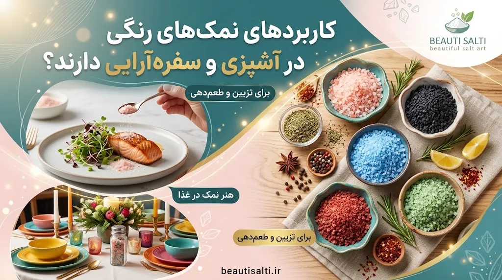 نقش نمکهای رنگی در سفرهآرایی