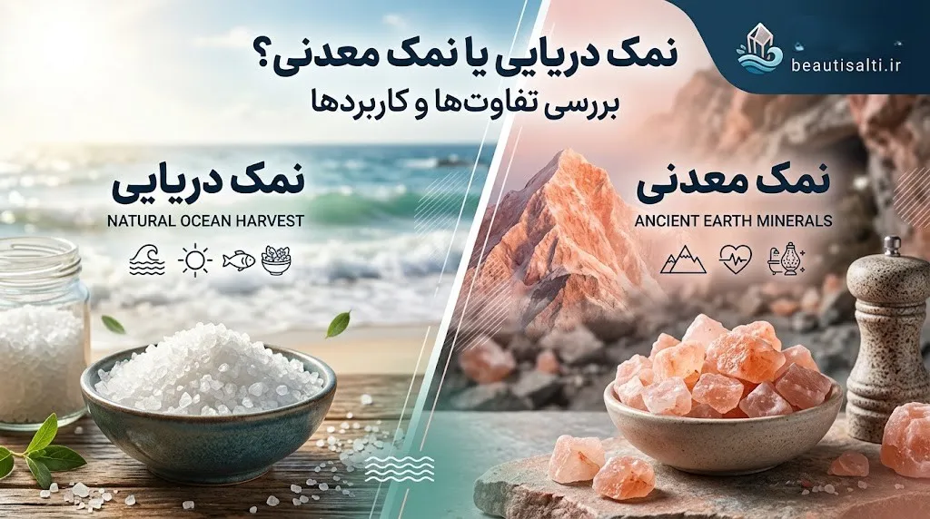 نمک دریایی بهتر است یا نمک معدنی؟