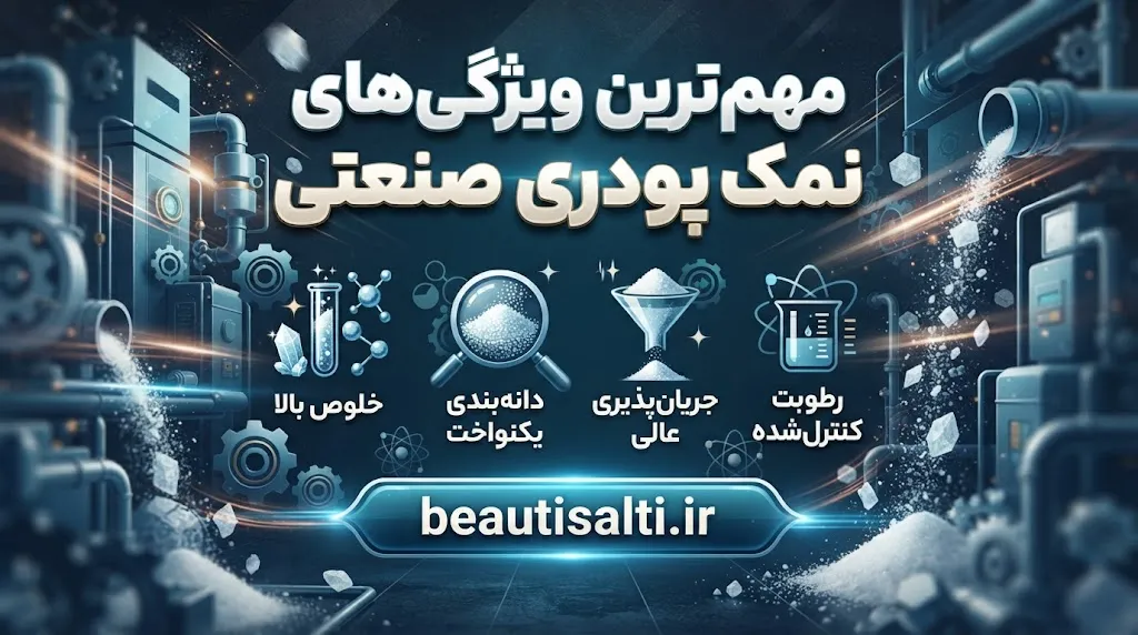 مهمترین ویژگیهای نمک پودری صنعتی